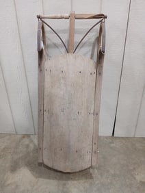 Primitive Wood and Iron Runner Sled