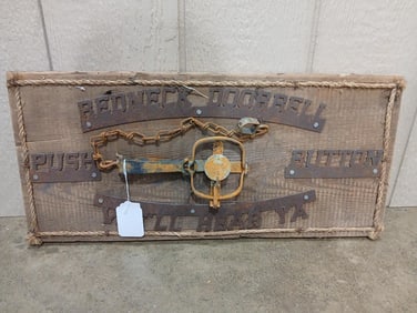 Redneck Doorbell Trap Wall Hanger