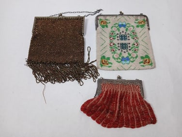 Mid Century Beaded Handbags