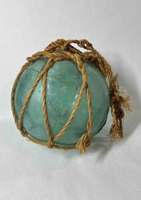 Blue Glass Japanese Fishing Float