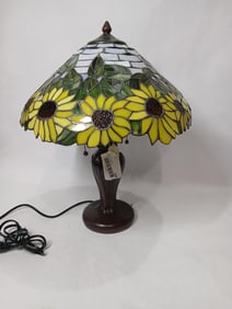 Stained Glass Sunflower Lamp