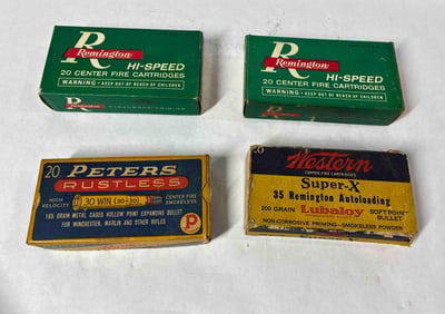 Remington, Western, & Peters Ammo