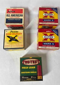 Remington, Western, Peters, and Trutest Shot shells