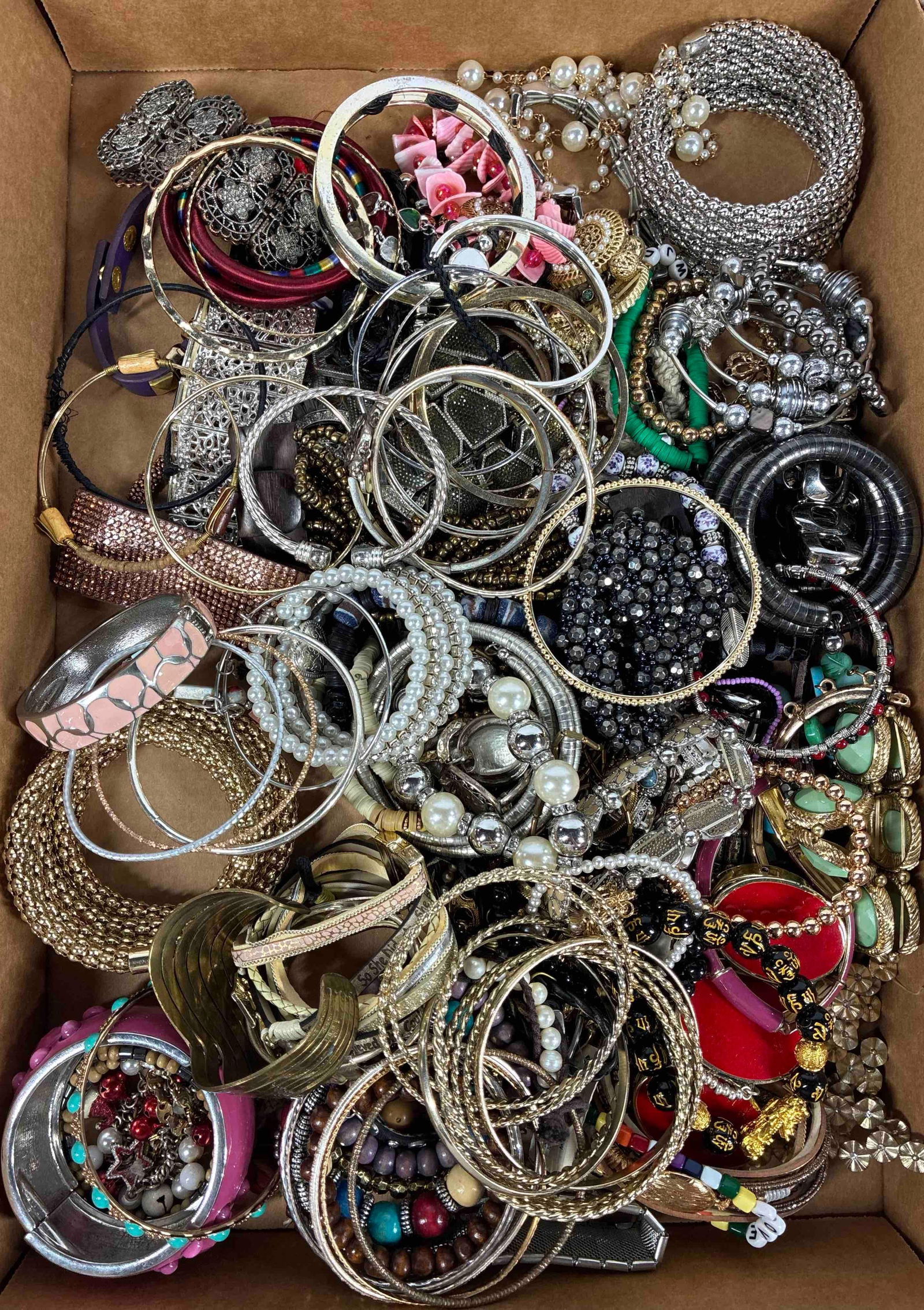 Copper, Brass, and other Bracelets: Many great styles including beaded and metal pieces