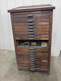 Hamilton Mfg Printers Cabinet