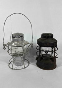 Pair of Kero Railroad Lanterns