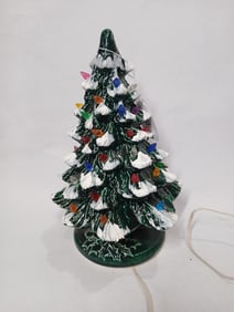 Lighted Ceramic Christmas Tree