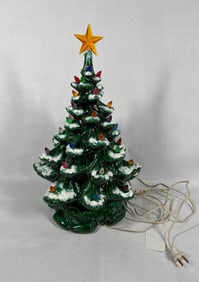 Lighted Ceramic Christmas Tree