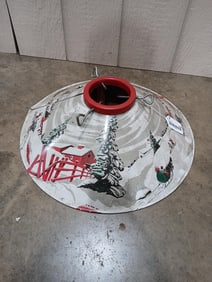 1950s Coloramic Christmas Tree Stand