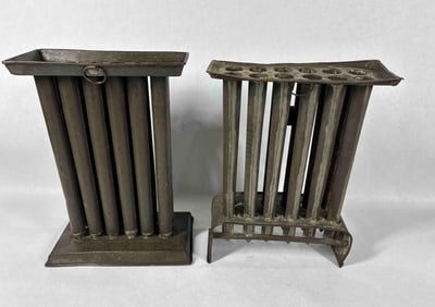 Tin 12 Hold Candle Molds