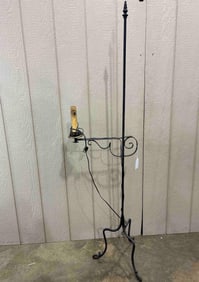 Adjustable Wrought Iron Candle Lamp