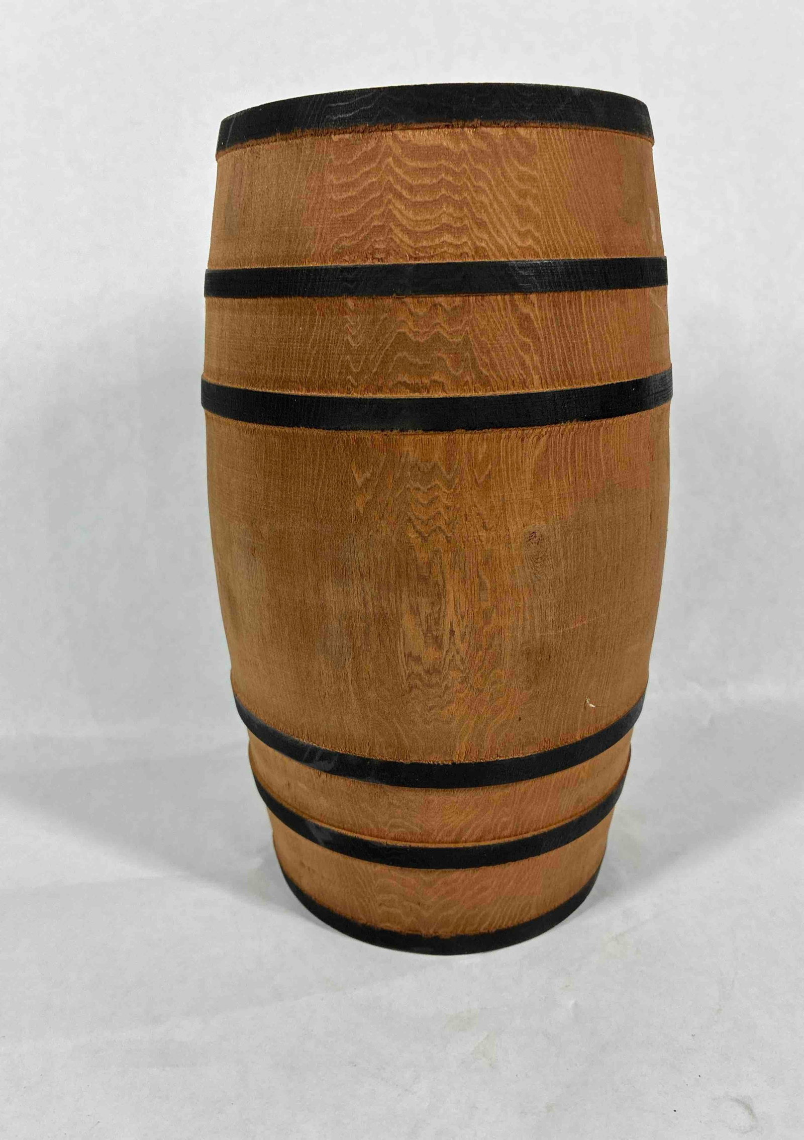 Salesman Sample Whiskey Barrel: Just like the life size, hand turned. 9 inches tall
