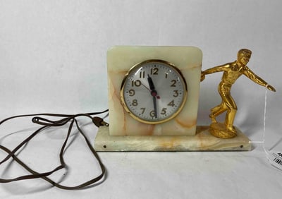 Marble Bowling Clock