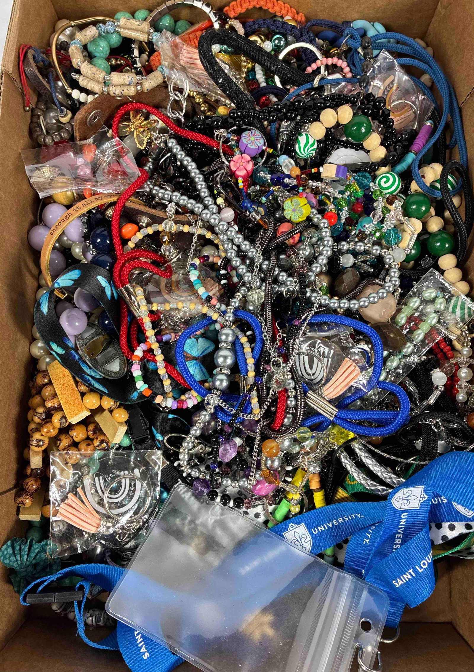 Large Lot of Vintage Jewelry: Necklaces, bracelets, and more