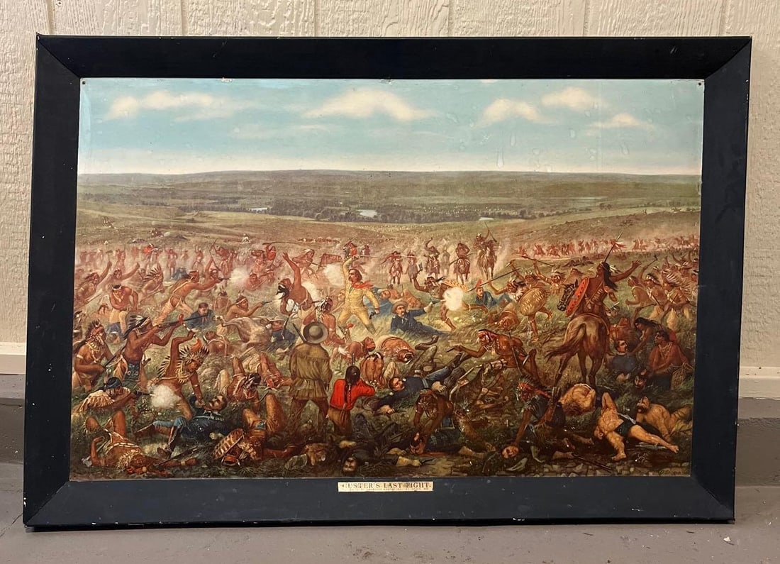 CUSTER'S LAST FIGHT BY ANHEUSER-BUSCH (1 of 9)
