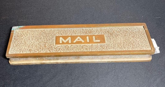 BRASS MAIL SLOT