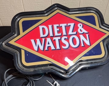 DIETZ & WATSON NEON SIGN