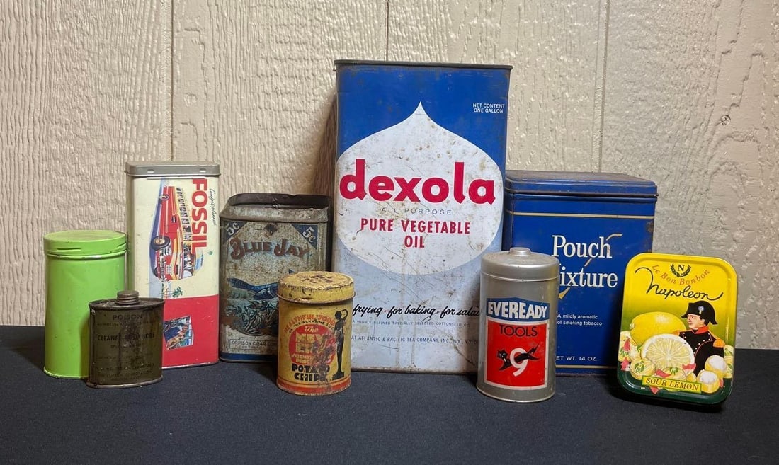 ADVERTISING TINS: /