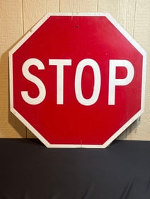 REFLECTIVE TIN STOP SIGN