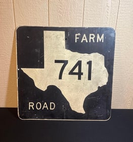 FARM ROAD 741 SIGN