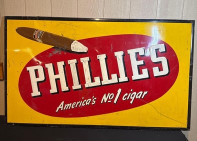 PHILLIES CIGAR SST SIGN