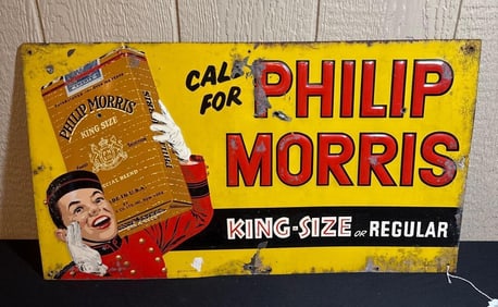 PHILIP MORRIS SST ADVERTISING SIGN