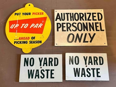 YARD & ADVERTISING SIGNS