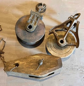 3- FARM FRESH BARN PULLEYS