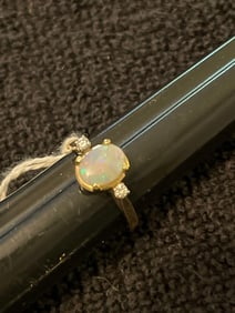 14K YELLOW GOLD LADIES CAST RING
