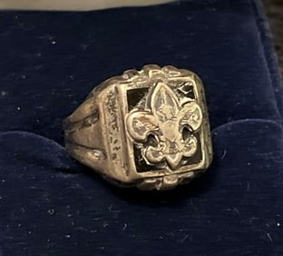 STERLING SILVER BOY SCOUT RING