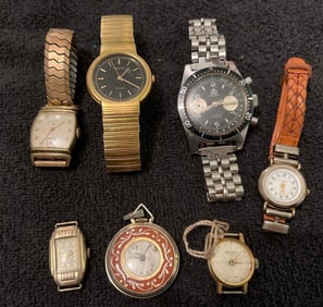 WATCH FACES AND WRIST WATCHES