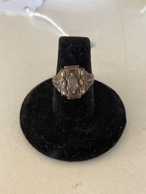 1959 10K SOLID GOLD DOVER HIGH SCHOOL CLASS RING