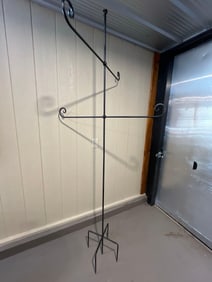 WROUGHT IRON HANGING RACK