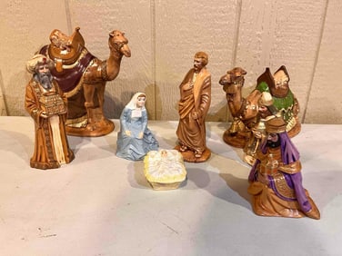1984 BYRON MOLD NATIVITY SCENE