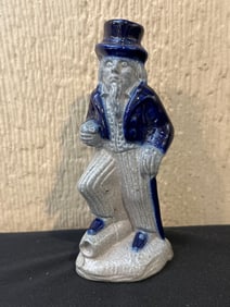 SALT GLAZED UNCLE SAM FIGURE