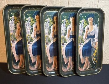 5-1973 NOS COCA COLA ADVERTISING TRAYS