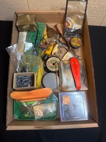 1979 HUNTING LICENSE, LURES, AND FISHING ITEMS
