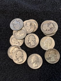 90% SILVER WASHINGTON QUARTERS