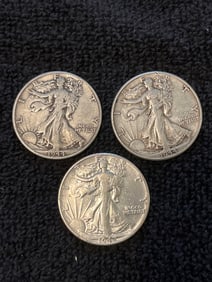 WALKING LIBERTY HALF DOLLARS