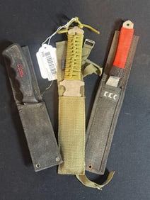 3-TACTICAL HUNTING/ COMBAT KNIVES