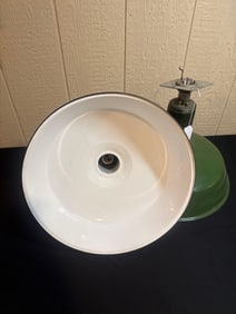 WESTINGHOUSE PORCELAIN GAS STATION LIGHTS