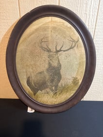 HARTFORD FIRE INSURANCE TIN ELK SIGN