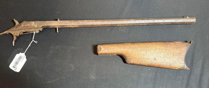 UNKNOWN 20 GAUGE RIFLE OCTAGON BARREL AND STOCK