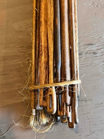 WOOD BLACK POWDER GUN CLEANING RODS