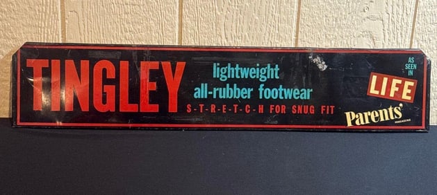 TINGLEY TIN SIGN