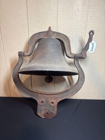 CAST IRON SCHOOL BELL