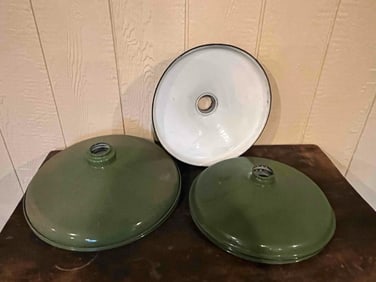 PORCELAIN GAS STATION SERVICE SHADES