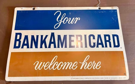 BANK AMERICA SERVICE SIGN