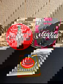 COCA COLA, LUCKY STRIKE, AND OTHER SIGNS