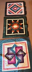 AMISH MADE QUILTED WALL HANGINGS